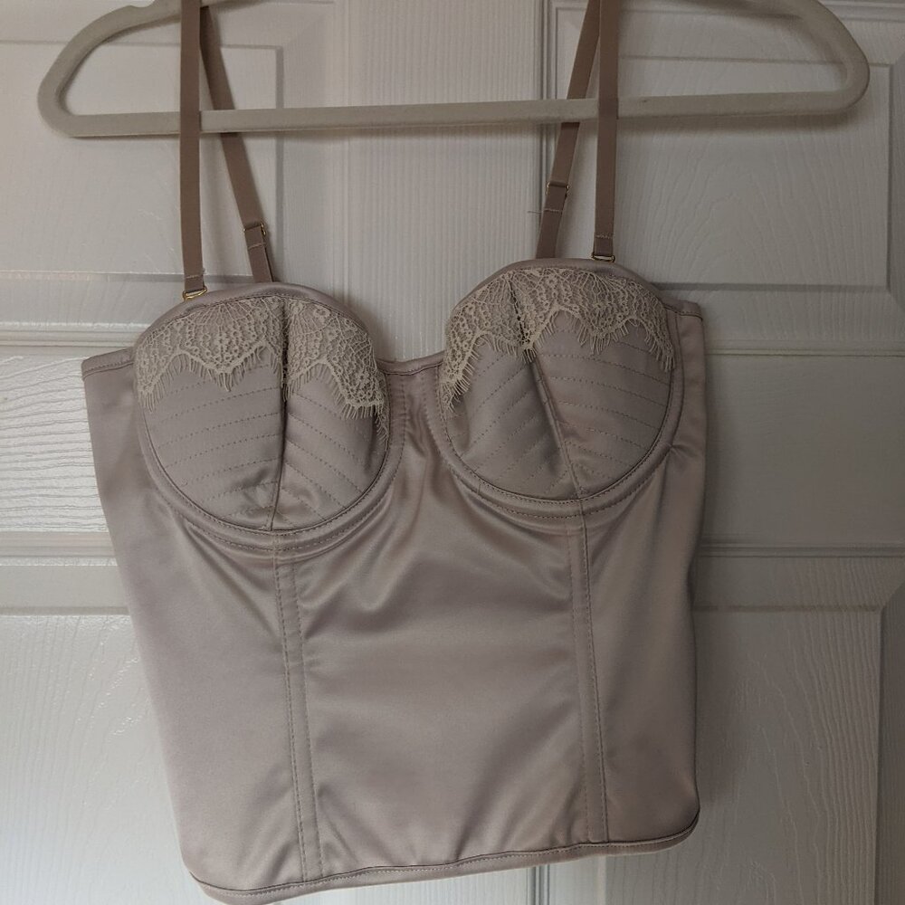 Satin Corset Crop